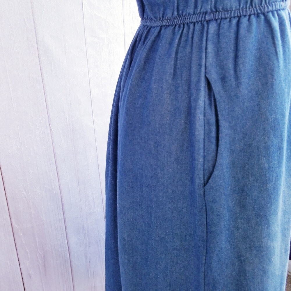 NOISY MAY DENIM DISTRESSED DRESS SZ M - Picture 5 of 7